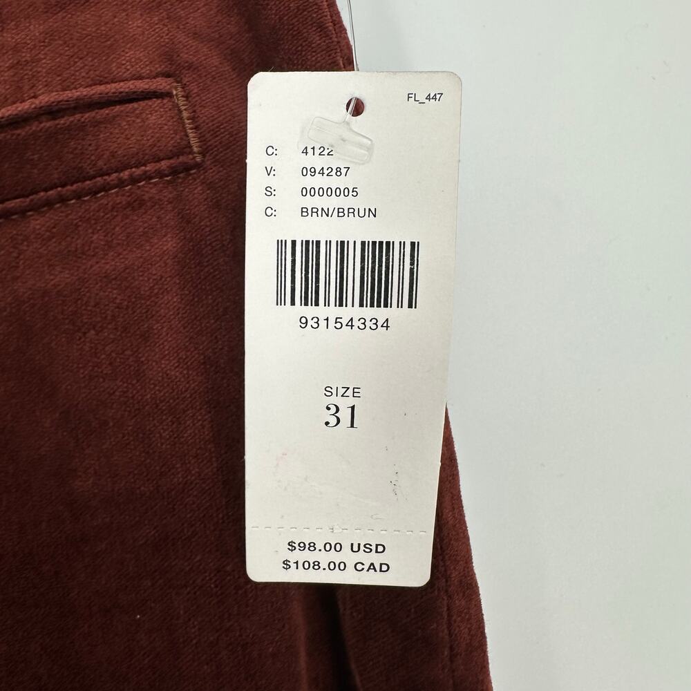 Anthropologie Pilcro Womens 31 Pull On Corduroy Flare Pants Navy Marin 70s Boho - Picture 6 of 14